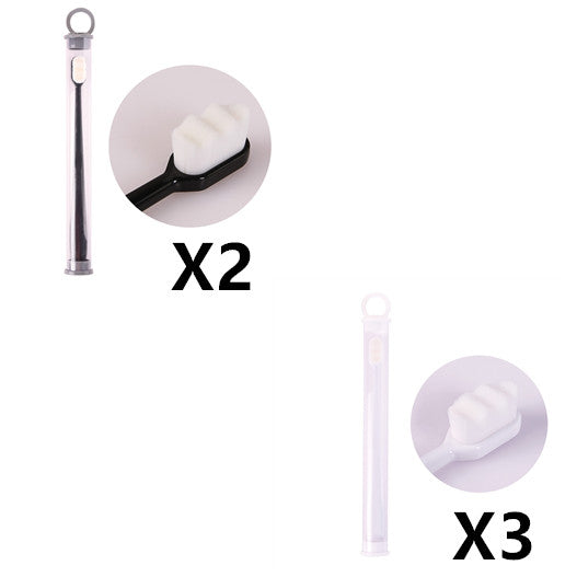 Ultra-Fine Super Soft Bristle Toothbrush - Gentle Gum Care