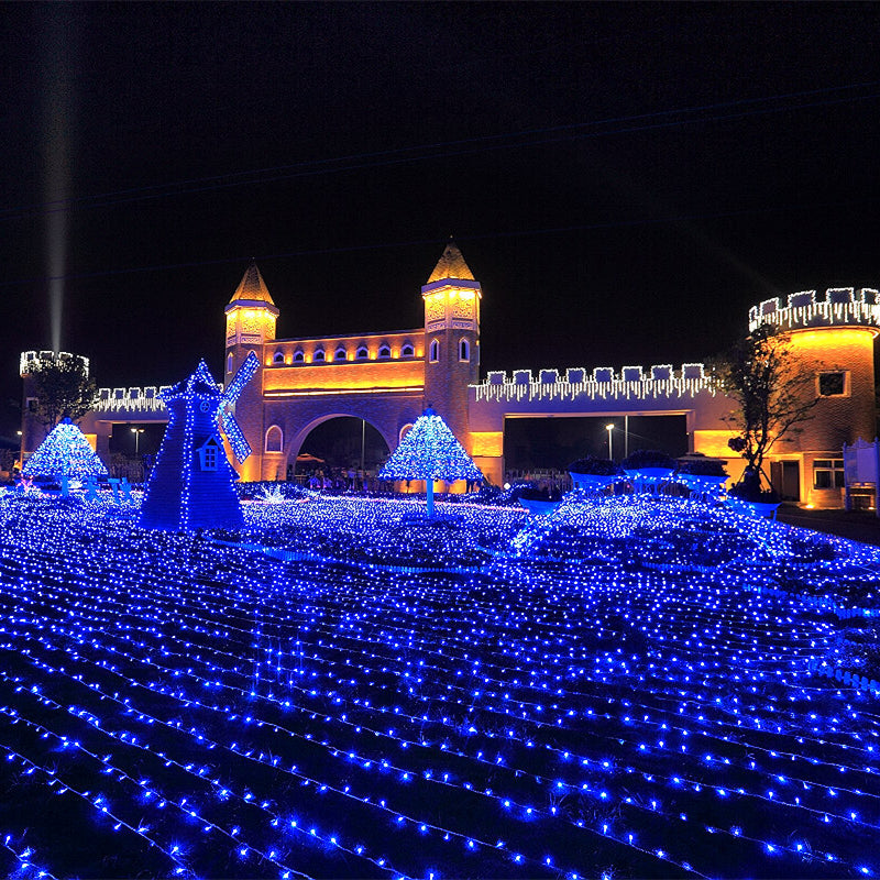 Christmas Decoration Lights Decorating the House | Xmas Holiday Decor