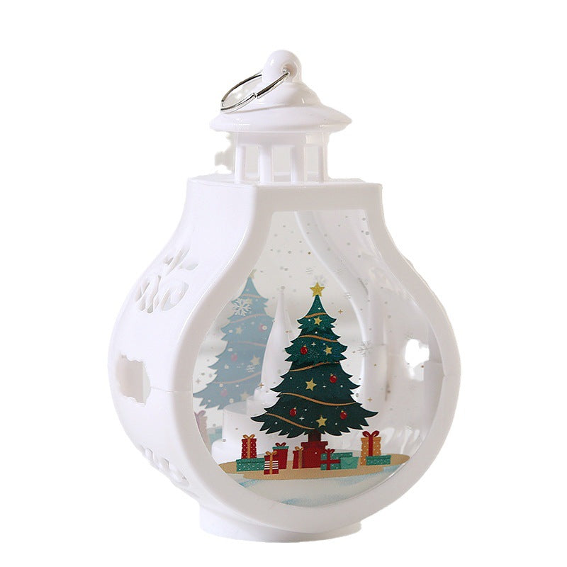 Christmas Candle Lamp Romantic Ornaments | Xmas Holiday Decor