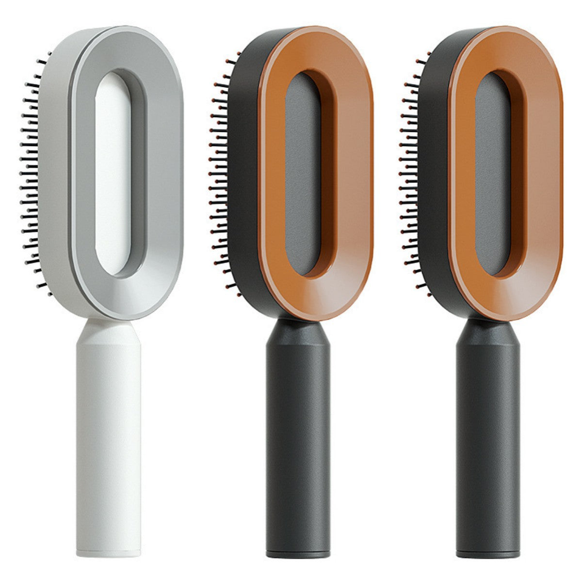 Self Cleaning Hair Brush for Women One-Key Loss Airbag Massage Scalp