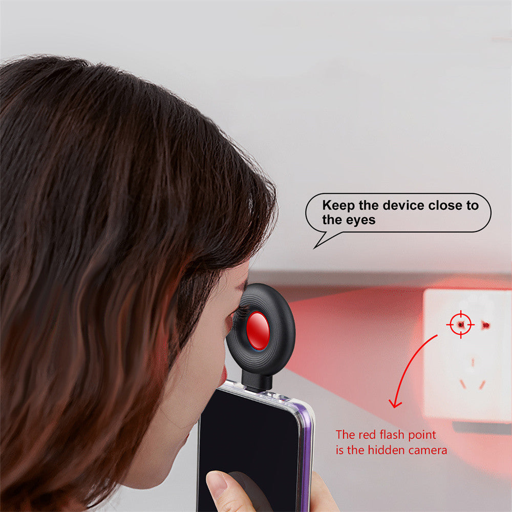 Anti-Spy Hidden Camera Detector - Portable Privacy Finder