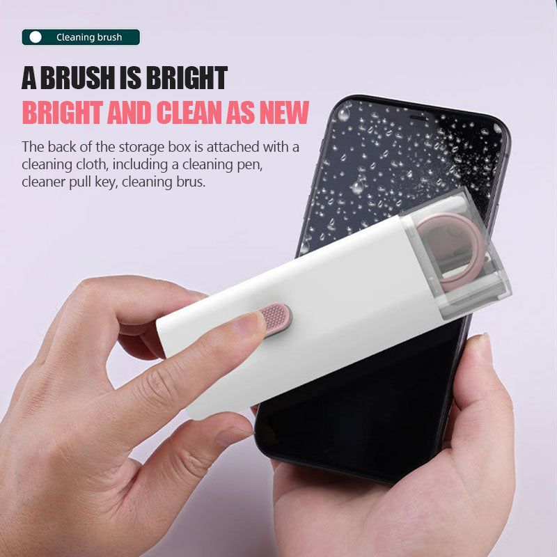 Keyboard and Earbud Cleaning Kit with Retractable Brush