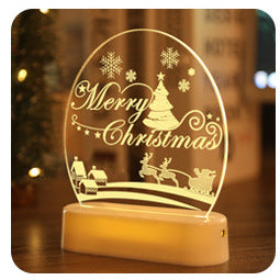 Christmas Bedside Night Light | Xmas Holiday Decor