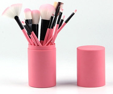 12pcs Makeup Brush Set Blush Eyeshadow Eyelash Highlighter