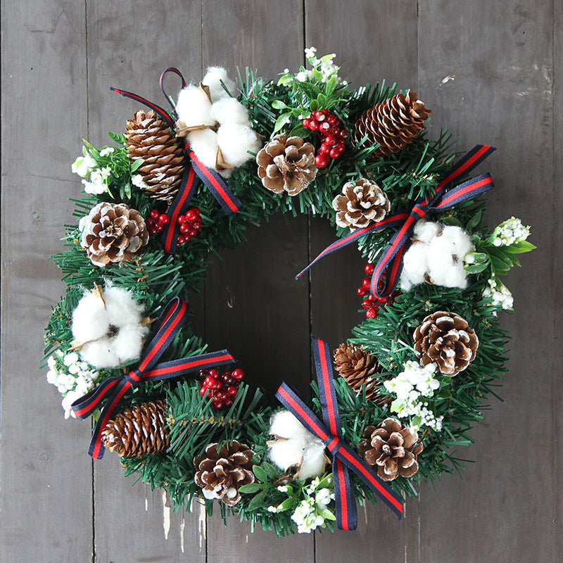 Christmas Ornaments 30cm Wreath | Xmas Holiday Decor