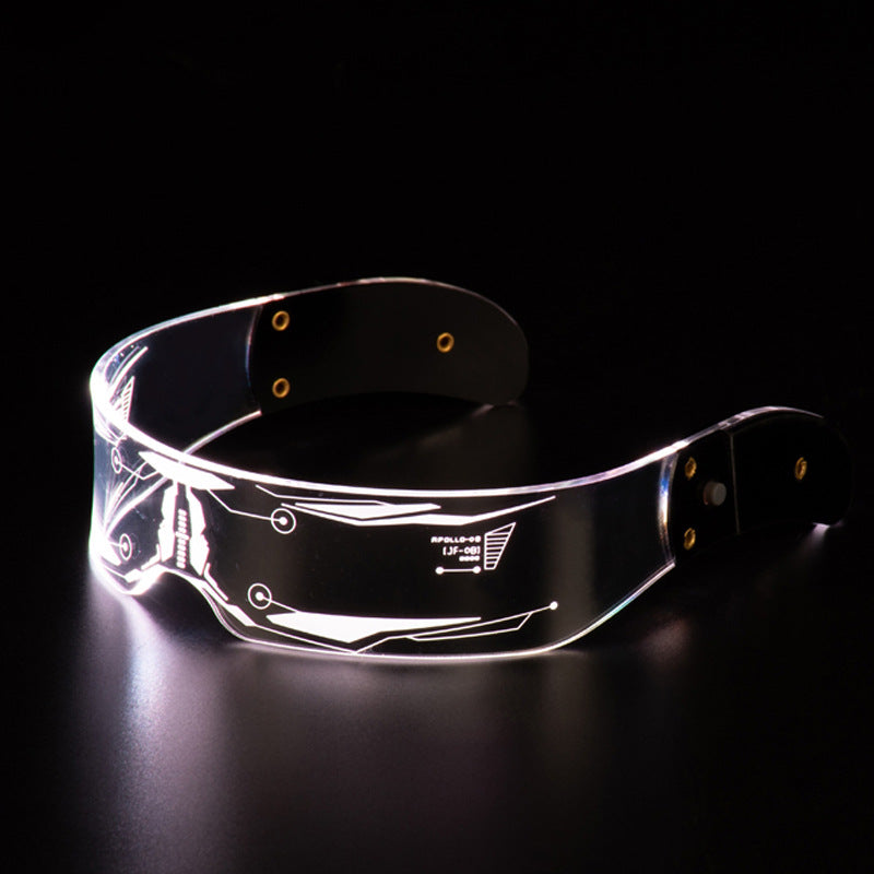 Luminous Glasses Party Bar Disco Punk Futuristic Style Festival