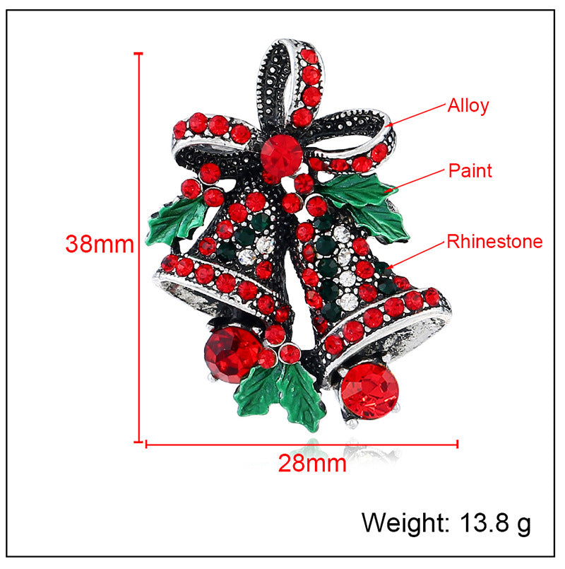 Christmas Suit Pin Brooch | Holiday Gift