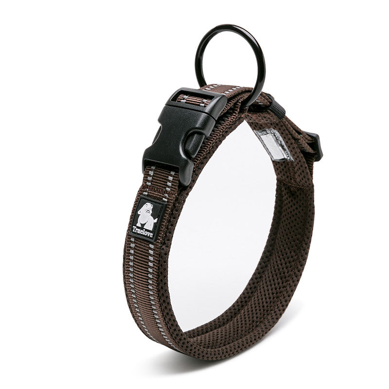 Heavy-Duty Tactical Dog Collar - Nylon Collar with Metal Buckle for Small to Large Dogs