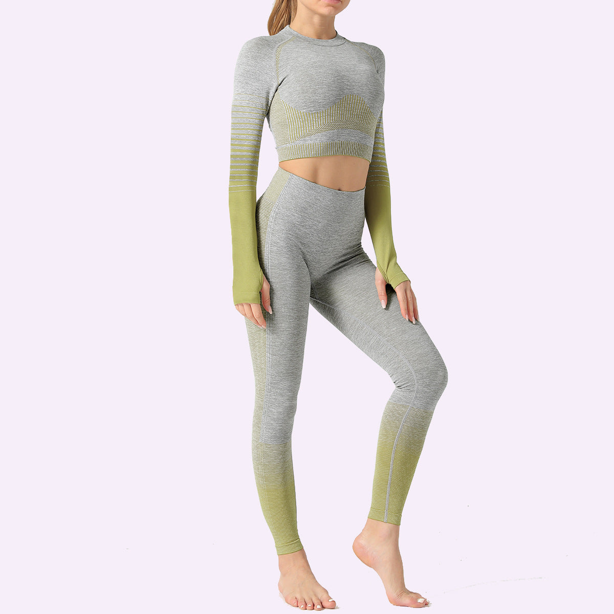Women Yoga Sets Gym Fitness Athletic 2 Pcs Sports Suits Set Pants