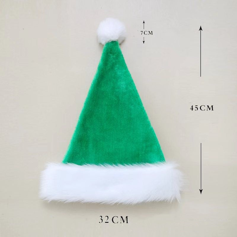 Christmas Decorations Red Plush Hat | Holiday Gift