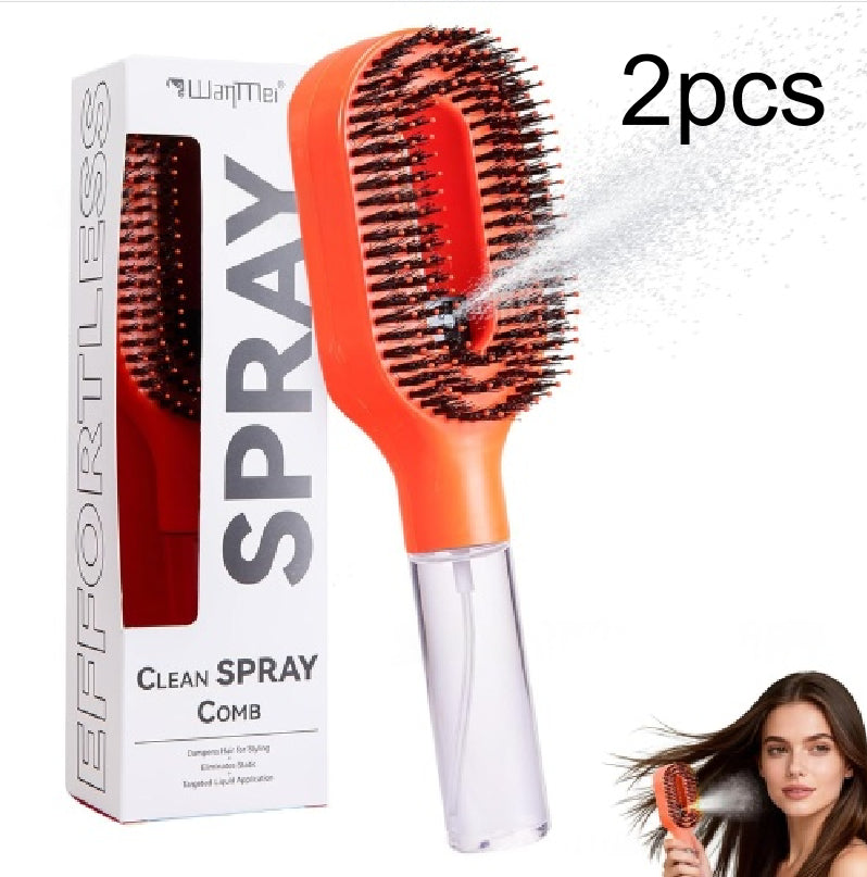 2-in-1 Sprayer Comb - Detangling Scalp Massage Brush