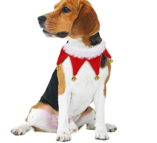 Christmas & Halloween Pet Cape Costume - Cute Cat and Dog Cloak, Hat & Headband