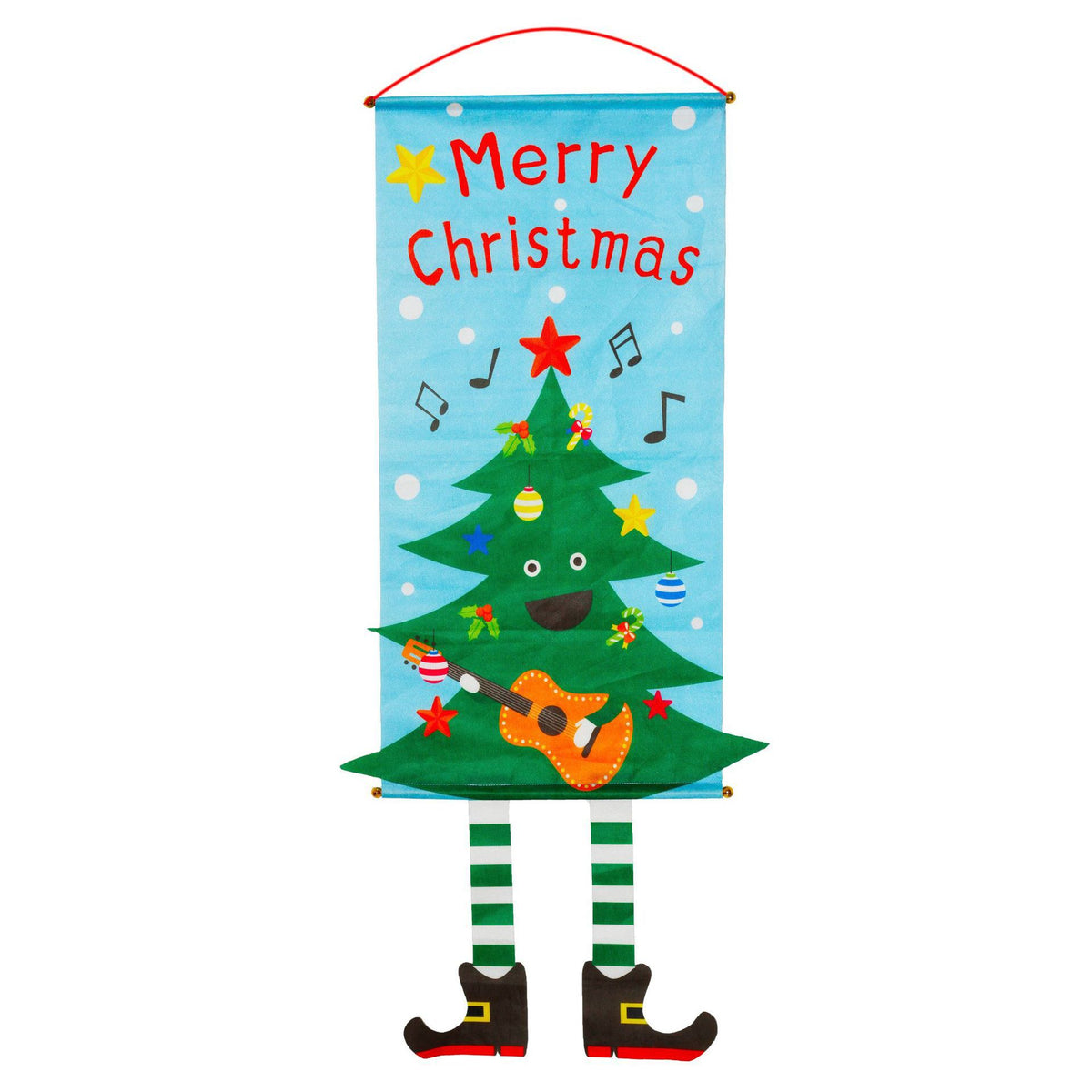 Christmas Decorations Couplets Curtains Banners Pull Flags Hanging
