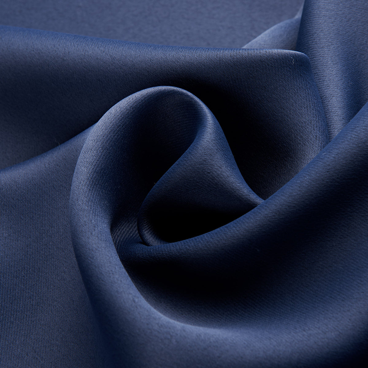 Dark Blue Printed Blackout Curtains - Bedroom Window Drapes