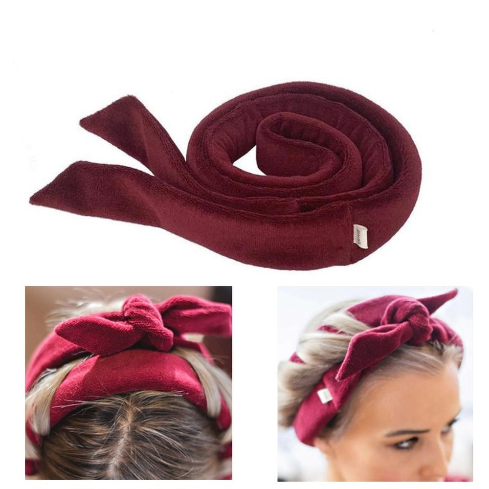 Heatless Velvet Curling Rod - Overnight No-Heat Hair Curler