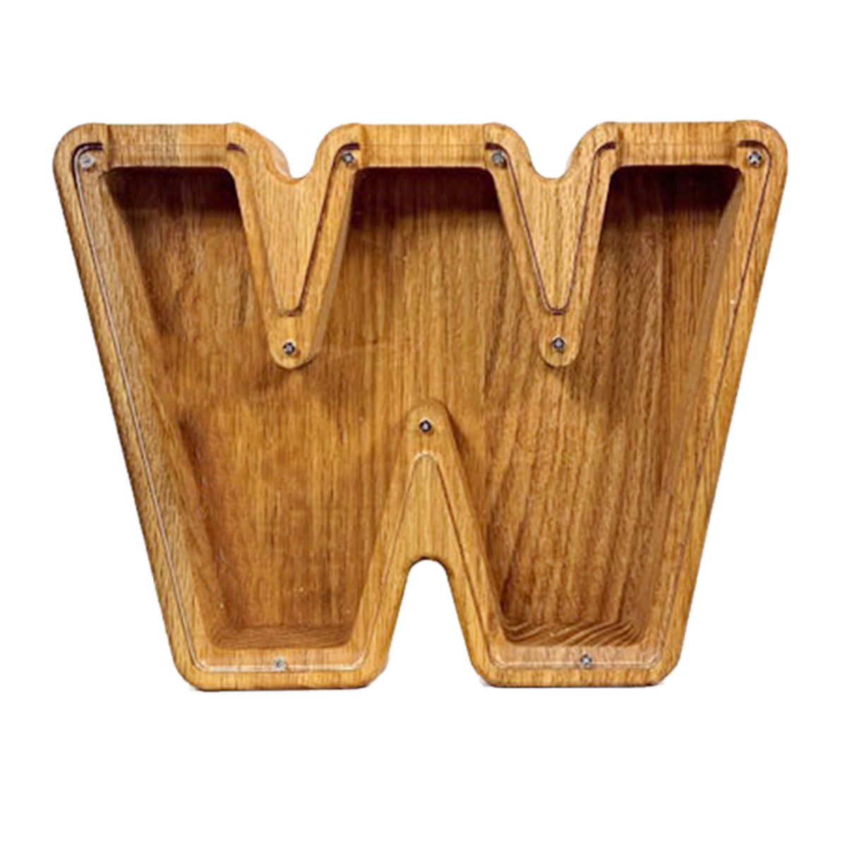 Wooden Letter Piggy Bank - Creative Alphabet Money Box
