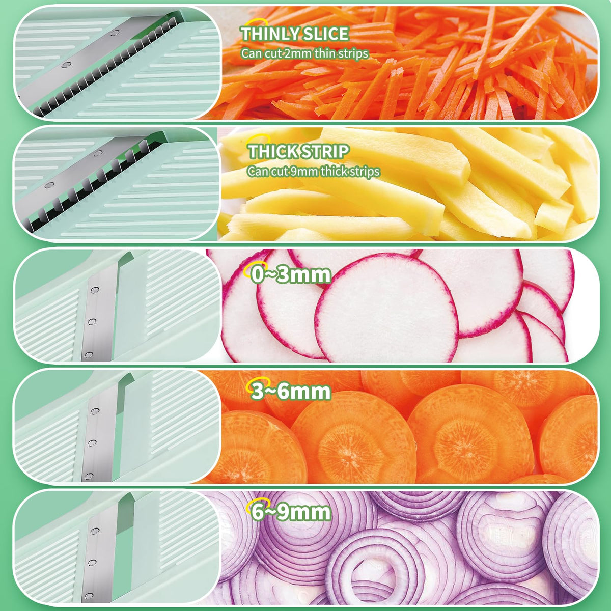 Household Vegetable & Potato Slicer - Kitchen Cutting Tool