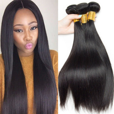 Xuchang Wig Brazil Hair Curtain Virgin Brazilian Straight on Behalf