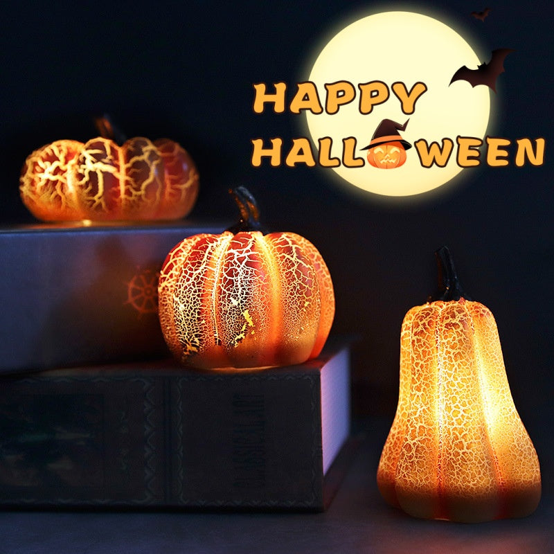 Halloween LED Pumpkin Candle Lantern