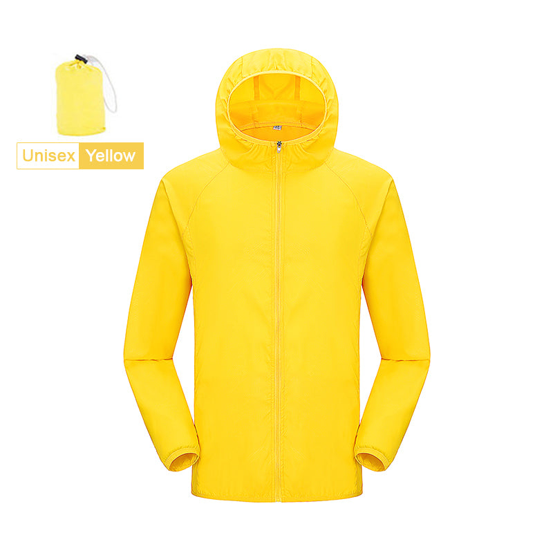 Mens and Women's Skin Windbreaker UV Protection Sunscreen Clothing