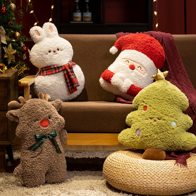 Christmas Plush Pillow Tree Decorative Gift Doll | Xmas Holiday Decor