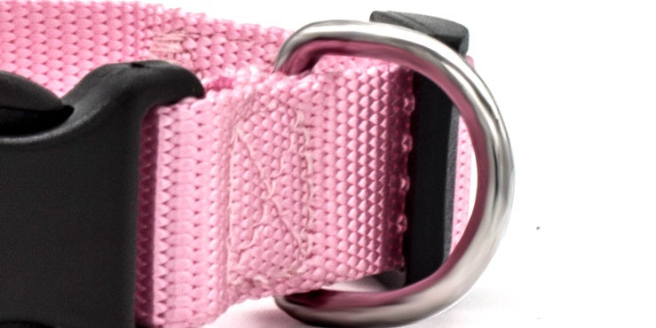 Adjustable Nylon Dog Collar - Durable Quick Release Collar for Dogs & Cats
