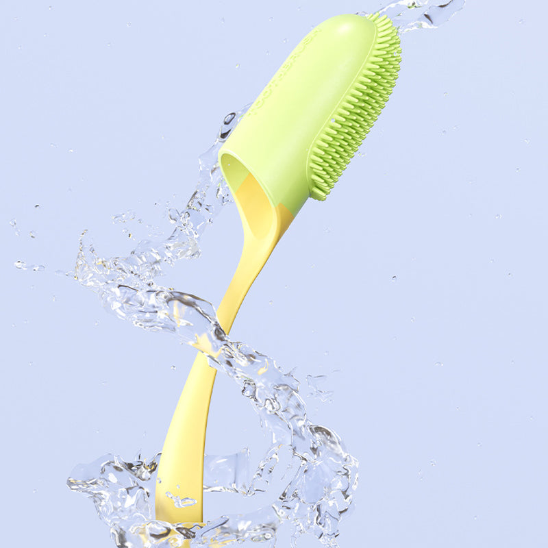 Silicone Finger Toothbrush for Dogs & Cats - 360° Soft Bristle Oral Care Brush