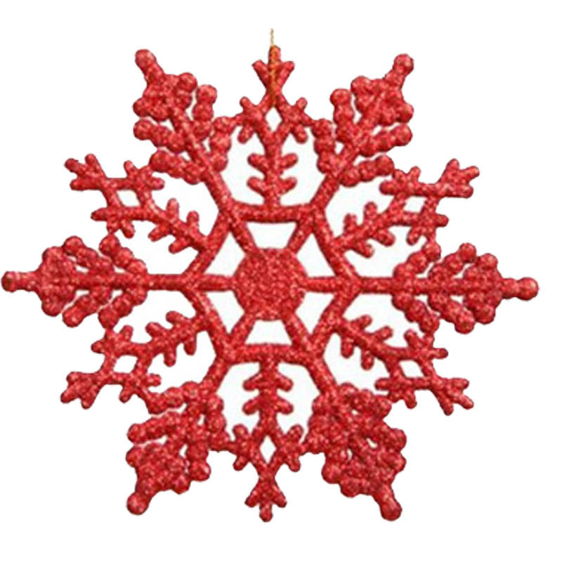 Christmas Decorations Acrylic 10CM Snowflakes Necessities Tree