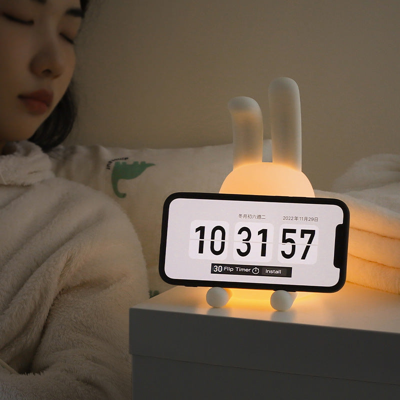 Cute Rabbit Mood Light Dimmable Led Soft Night for Baby Girlfriend