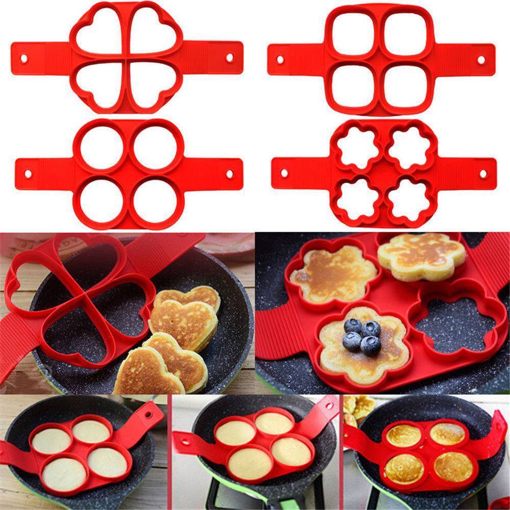 Silicone Non Stick Fantastic Egg Pancake Maker Ring Kitchen Baking