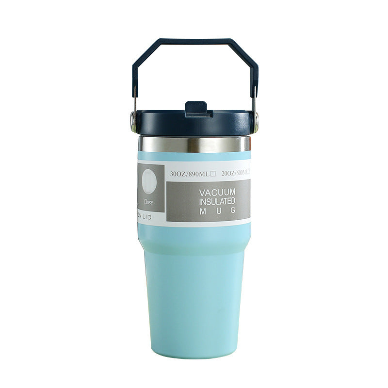 Portable Stainless Steel Car Travel Cup - Insulated Tumbler