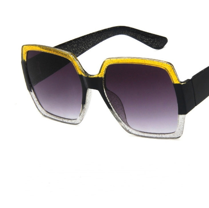 Colorful Glitter Sunglasses Retro