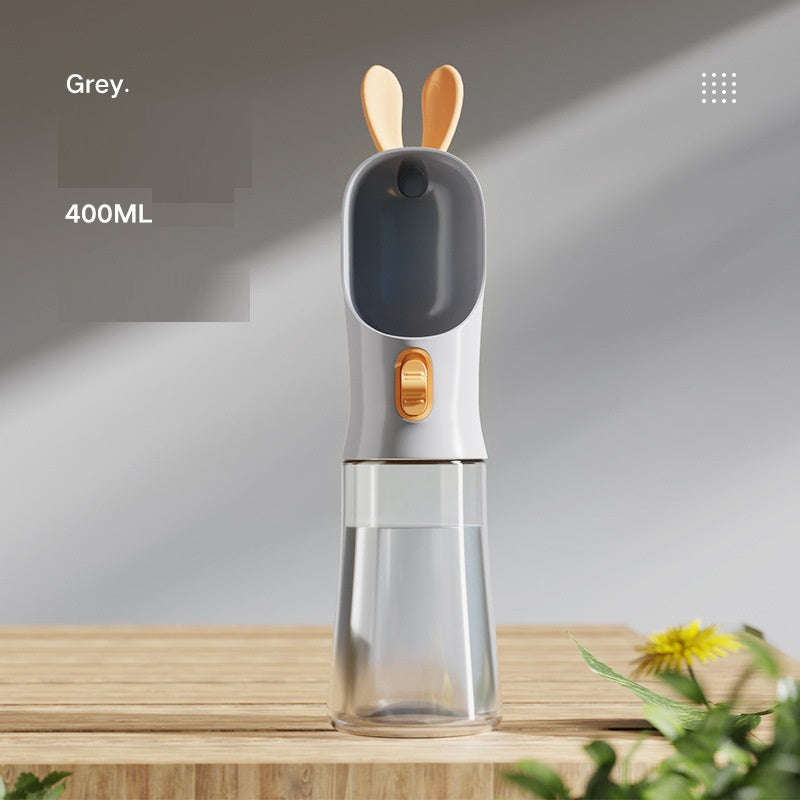 Portable Pet Water & Food Cup 400 ml - Travel Bottle for Dog Walks