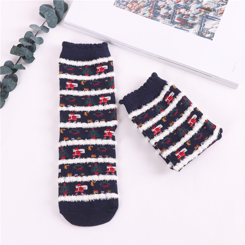 Christmas Santa Claus Cute Socks | Holiday Gift