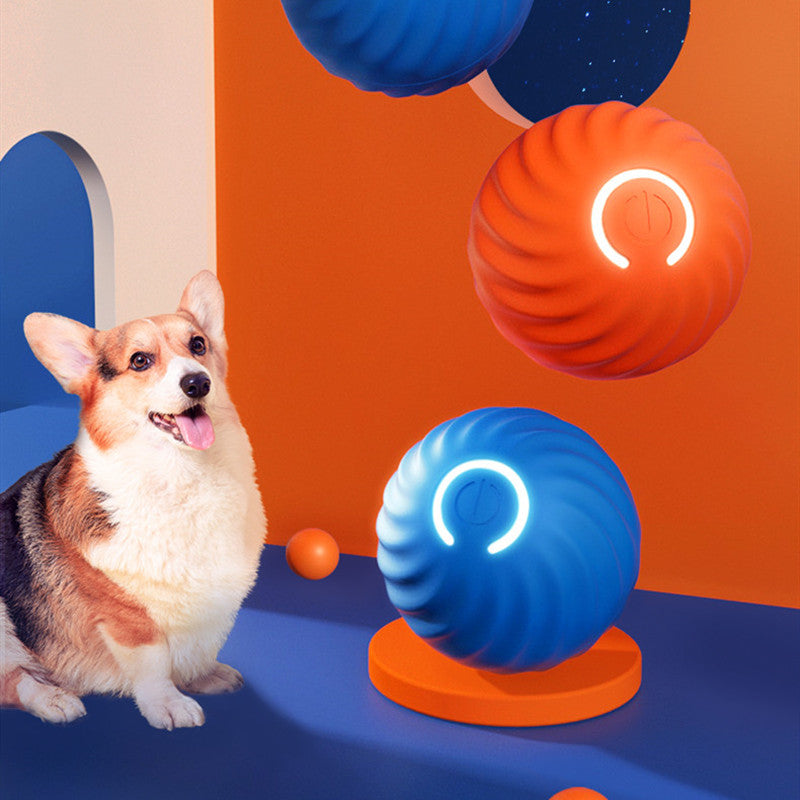 Bite Resistant Rubber Dog Ball - Bouncy Chew Toy for Aggressive Chewers