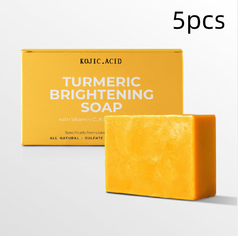 Turmeric Kojic Acid Soap - Brightening Handmade Face & Body Bar