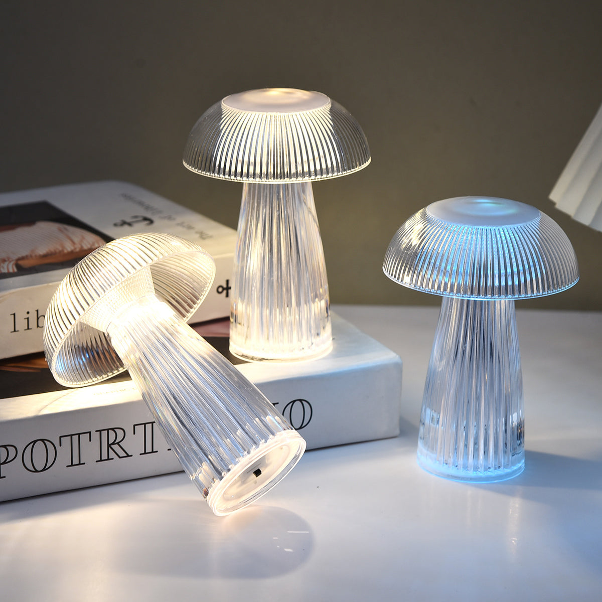 Creative Mushroom Atmosphere Night Light - Cute LED Lamp