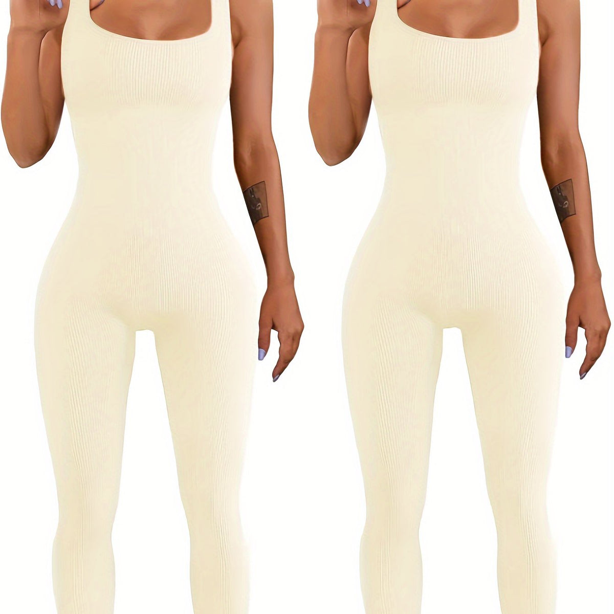 Women's Suspender Tank Top Tights
