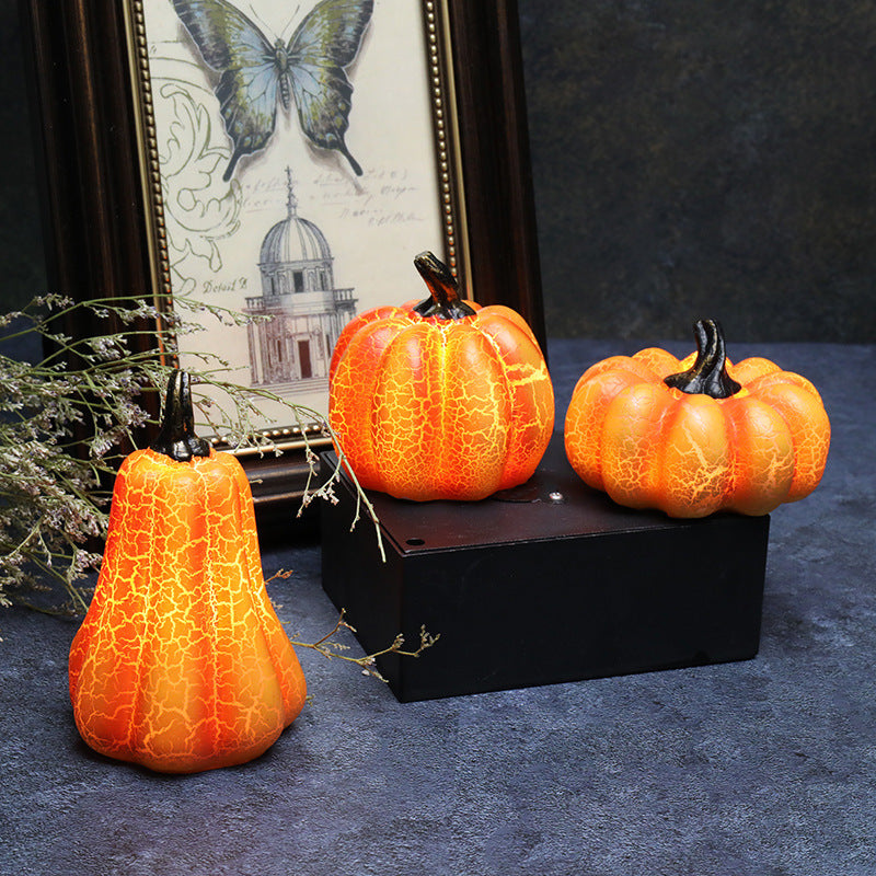 Halloween LED Pumpkin Candle Lantern
