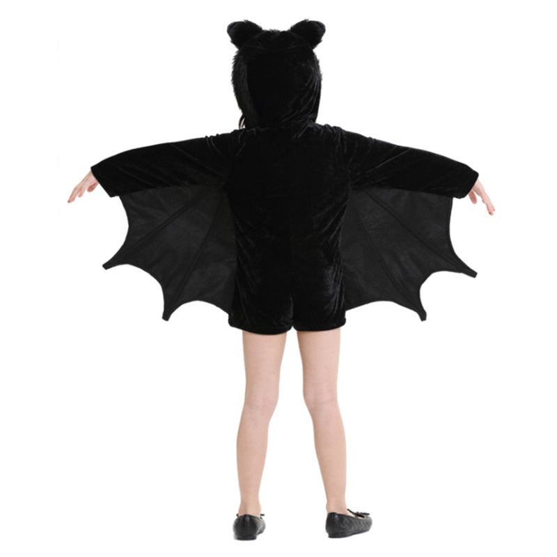 Halloween Children's Costume Black Bat Cosplay
