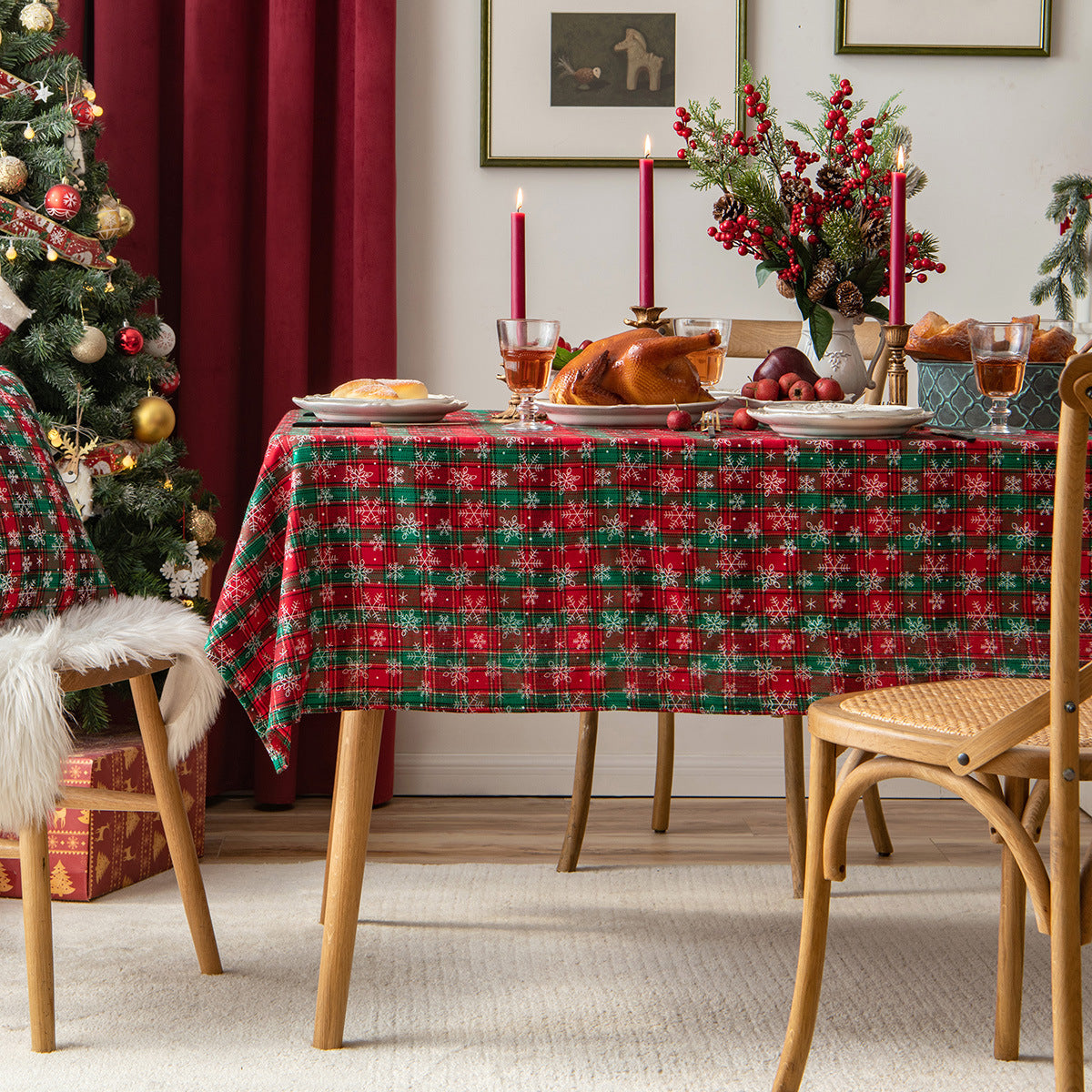 Christmas Lattice Snowflake Holiday Decoration Fashion | Xmas Holiday Decor