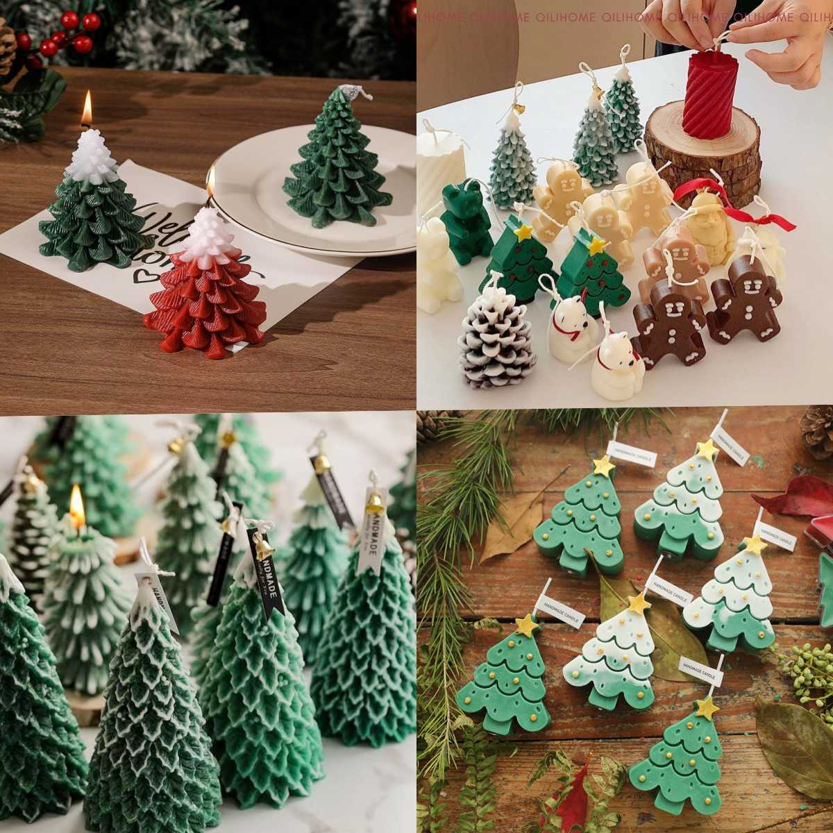 Christmas Tree Silicone Molds for DIY Creative Atmosphere | Xmas Holiday Decor
