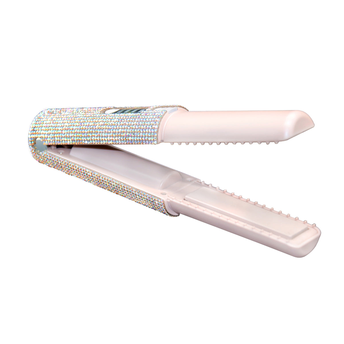 2-in-1 Electric USB Hair Straightening Brush Straightener