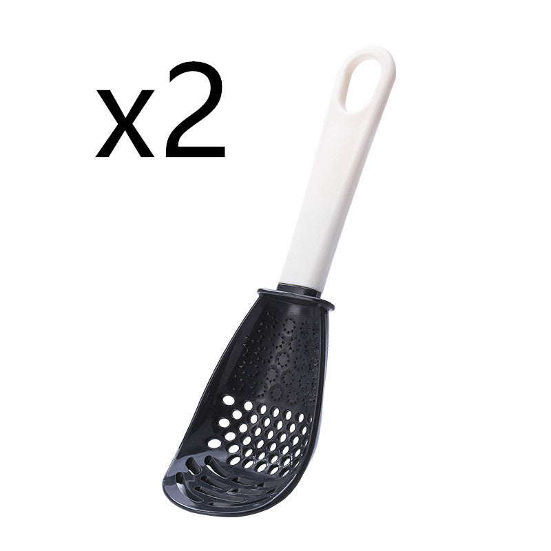 Multifunctional Slotted Spoon & Grinder - Kitchen Utensil