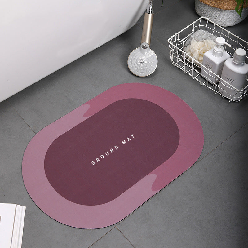Super Absorbent Quick-Dry Bath Mat - Non-Slip Shower Rug