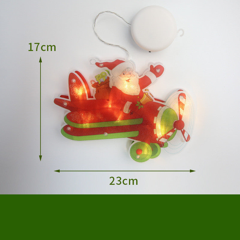 Christmas Decoration Lights Santa Snowman Elk | Xmas Holiday Decor