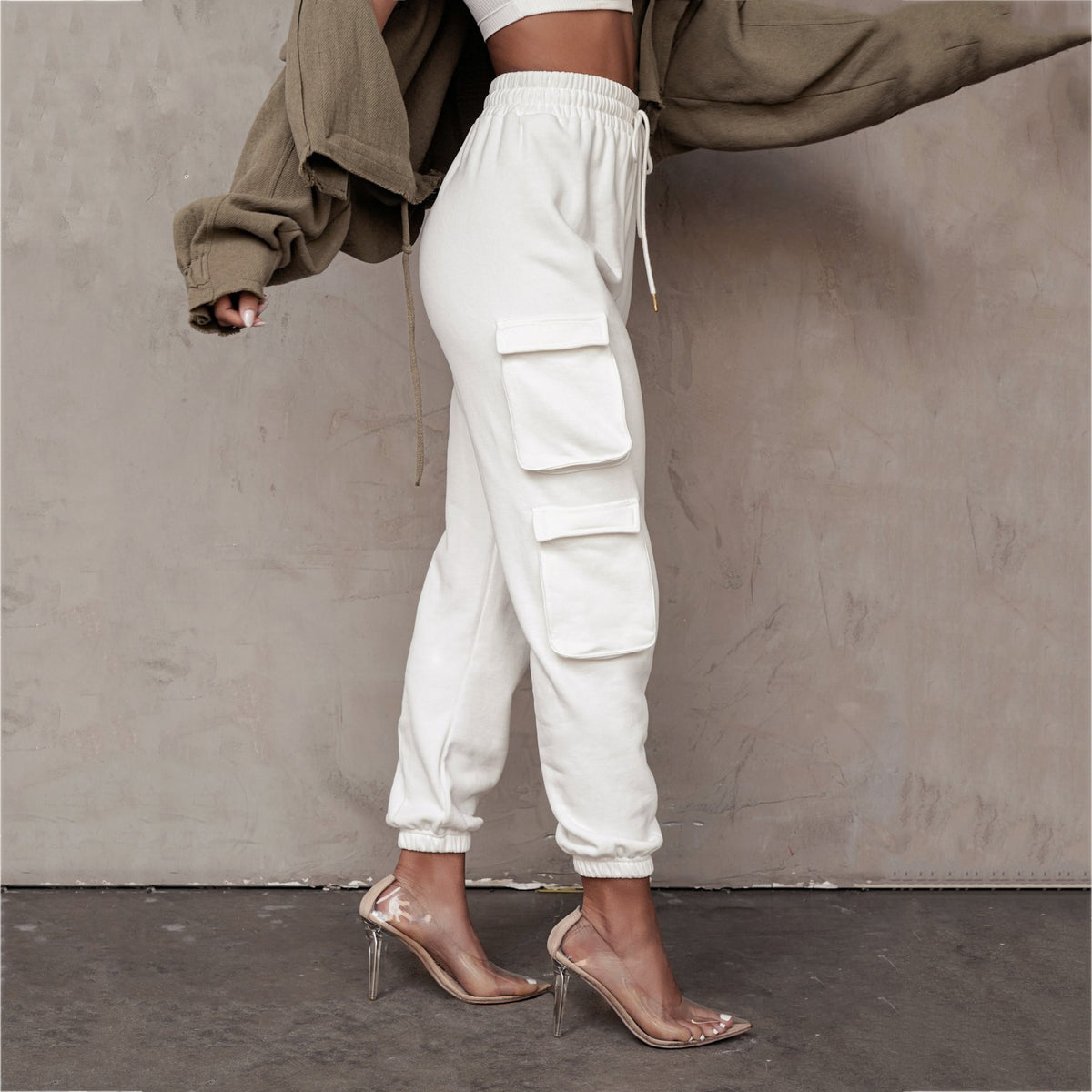 Women Hoodie Pants Trouser Winter Women's Sports Lady