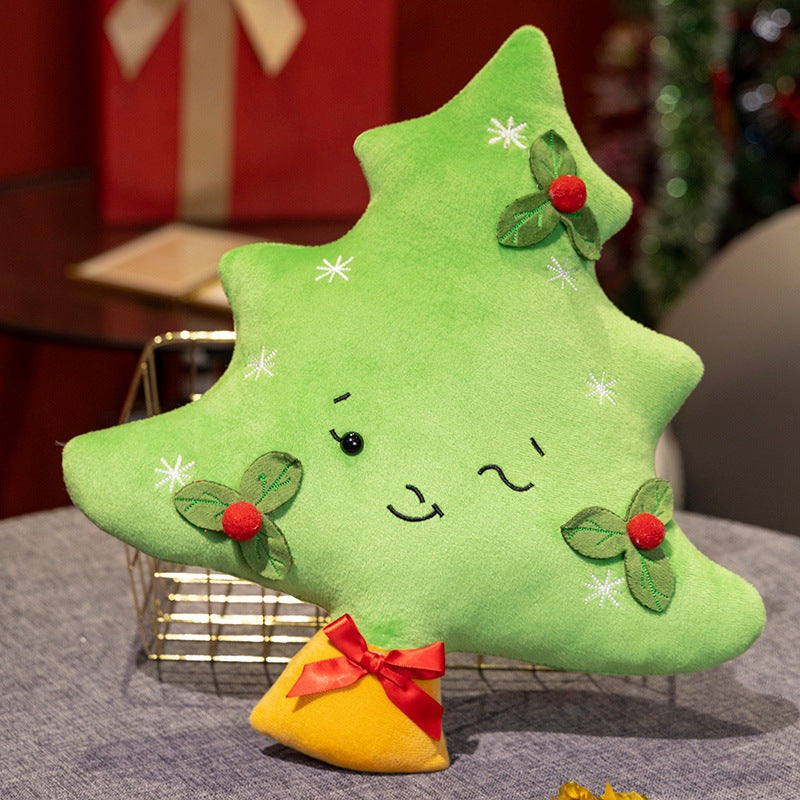 Christmas Plush Pillow Tree Decorative Gift Doll | Xmas Holiday Decor