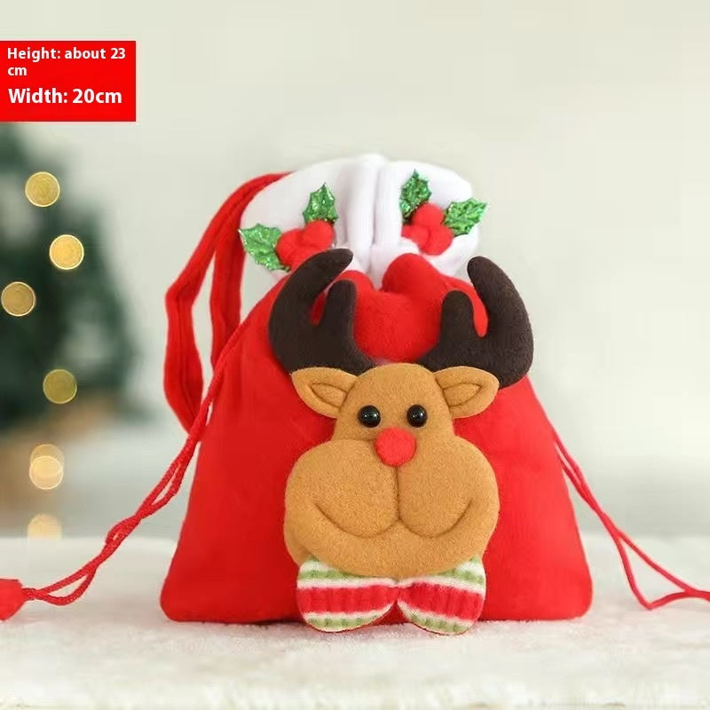 Christmas Children Gift Bag Eve Candy Packaging | Xmas Holiday Decor