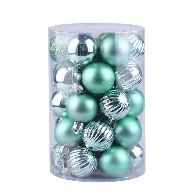 Christmas 34 Ball Set 4cm Ornaments | Xmas Holiday Decor